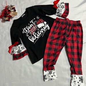 Don’t stop believing Christmas outfit